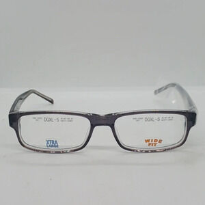 NWT MEN'S DGXL-5 PRESCRIPTION SAFETY GLASSES FLINT GREY